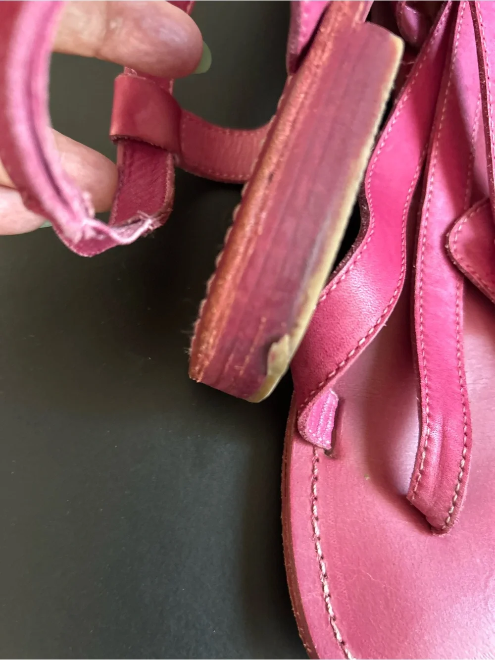 Free People La Risa Flat Sandals Size 9/39